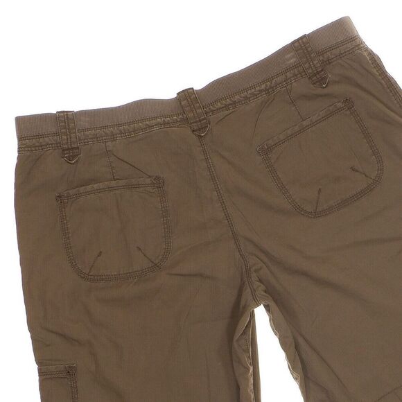 Mossimo Bermuda Shorts Juniors Size 13 W35 Low Waist Lightweight Brown Cotton - Picture 3 of 8